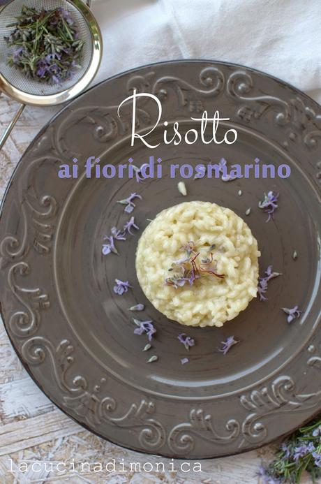 risotto ai fiori di rosmarino