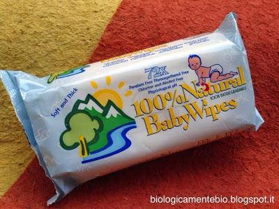 I PICCOLISSIMI: SALVIETTINE 100% NATURAL BABYWIPES