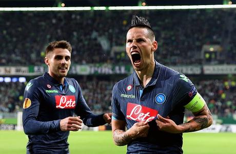 Wolfsburg-Napoli 1-4: Hamsik guida la riscossa azzurra, semifinale a un passo