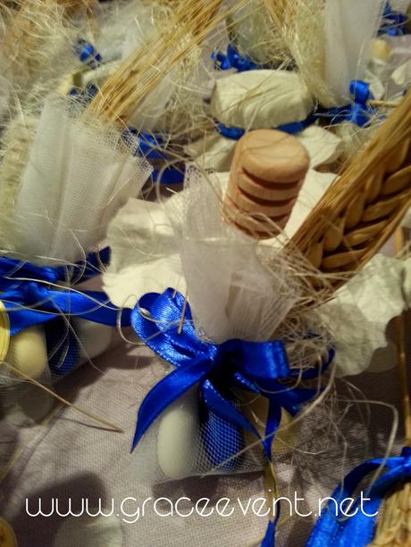 Il colore del cielo e  del grano per la Santa  Cresima