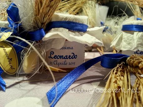 Il colore del cielo e  del grano per la Santa  Cresima