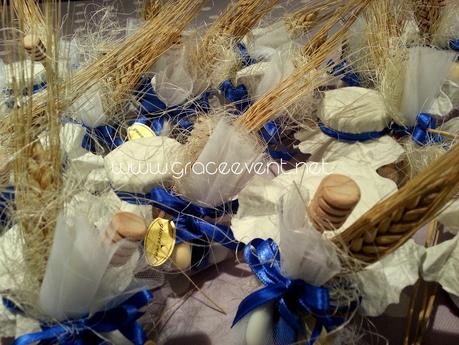 Il colore del cielo e  del grano per la Santa  Cresima