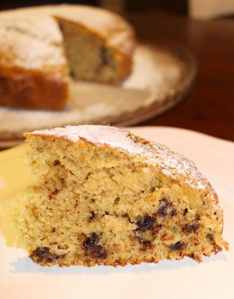 Ciambellone al Farro Banana e Cioccolato