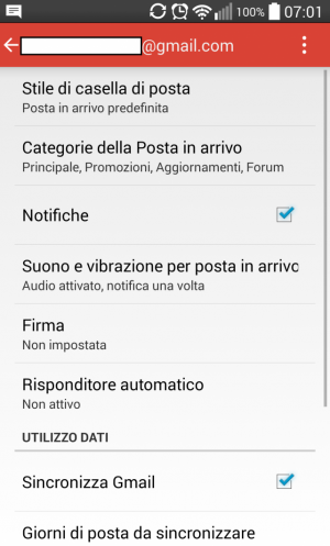 Come organizzare in modo efficiente Gmail su Android