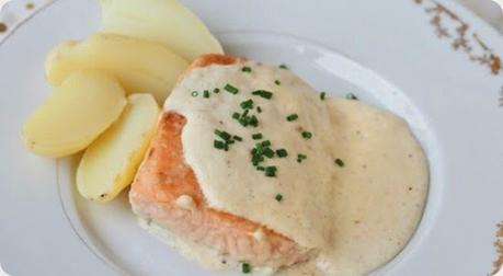 Scaloppe di salmone con erba cipollina