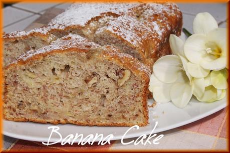 Plum-cake con banane e noci ( senza colesterolo)