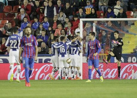 Levante-Espanyol 2-2, punto d’oro nel finale per i “granotas”