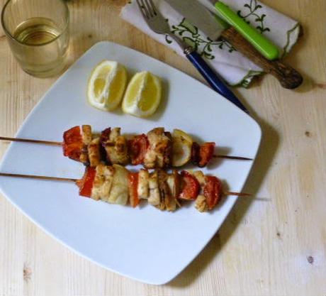 spiedini di pesce spada / xifias souvlaki