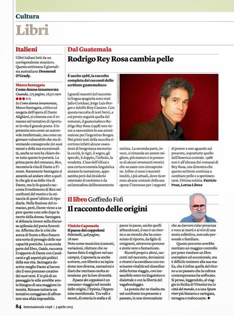 Rassegna dei Libri - 14° settimana - dal 02 aprile al 08 aprile 2015