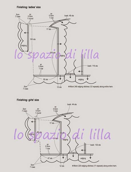 A gentile richiesta... Gli schemi per un coprispalle crochet da bimba / Girly crochet shrugs and boleros patterns