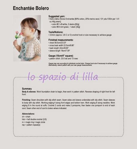 A gentile richiesta... Gli schemi per un coprispalle crochet da bimba / Girly crochet shrugs and boleros patterns