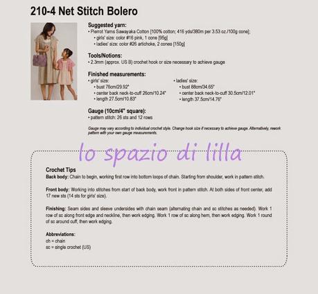 A gentile richiesta... Gli schemi per un coprispalle crochet da bimba / Girly crochet shrugs and boleros patterns