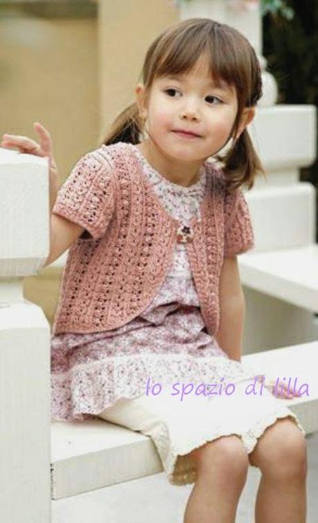 A gentile richiesta... Gli schemi per un coprispalle crochet da bimba / Girly crochet shrugs and boleros patterns