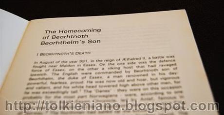 The Homecoming of Beorhtnoth di Tolkien, edizione speciale in 300 copie per i 1000 anni della Battaglia di Maldon