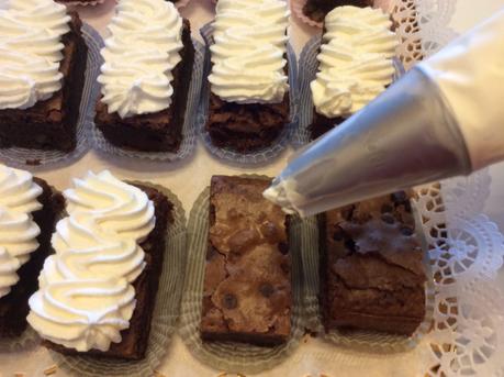 BROWNIES ALLE NOCI CON CREMA AL MASCARPONE