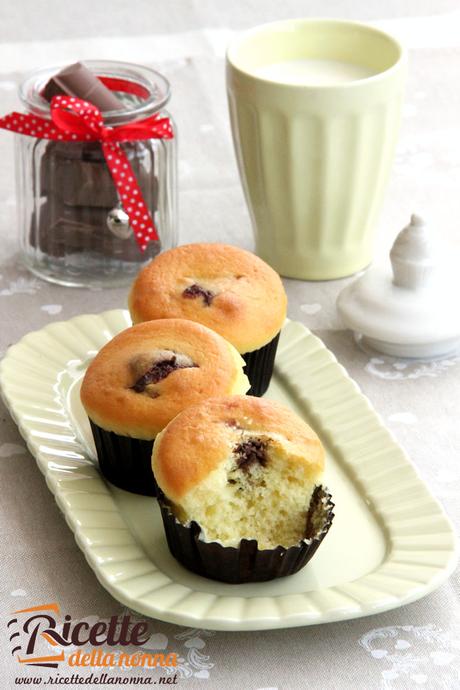 Muffin cioccolato al latte