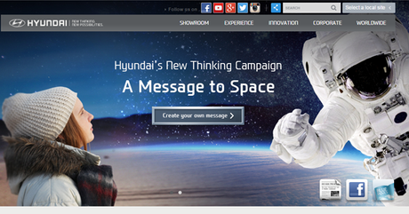 campagna di Hyundai Message to Space