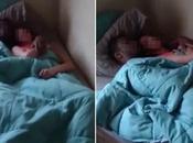 Becca fidanzata letto altro, reazione davvero insolita! (VIDEO)