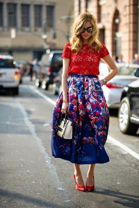 MIDI SKIRT # 3 - FLOWERS