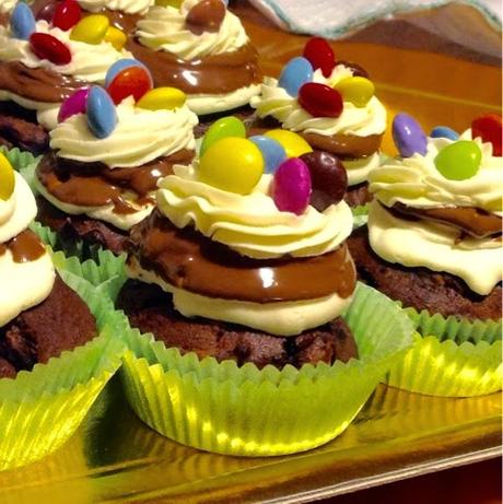 Cupcake decorati con le smarties
