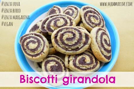 Biscotti girandola vegan (senza uova, burro e margarina)