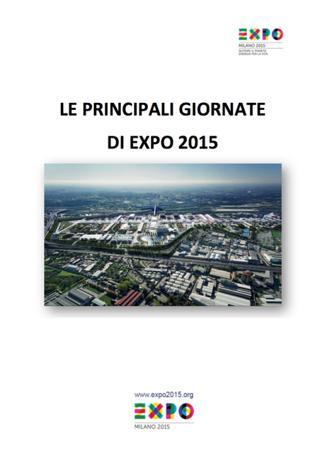 Le principali giornate di Expo 2015