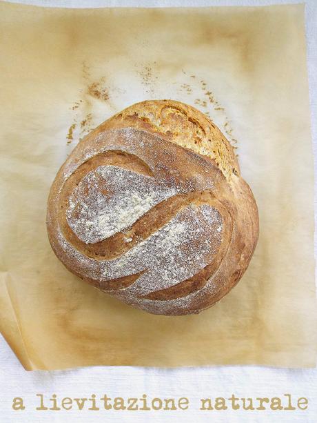 Pane bianco a lievitazione naturale con lecitina di soia