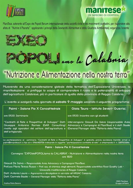 A Palmi (RC), Mani Tese... all'alimentazione e la nutrizione dei popoli.