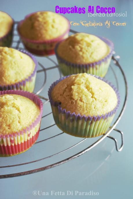 Cupcakes Al Cocco [Senza Lattosio] Con Gelatina Al Cocco