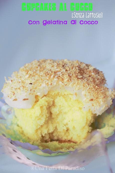 Cupcakes Al Cocco [Senza Lattosio] Con Gelatina Al Cocco