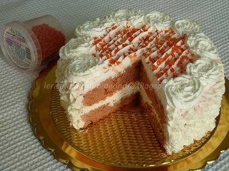 Torta al arancia con barbabietola