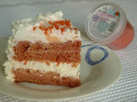 Torta al arancia con barbabietola