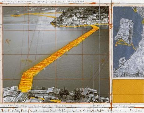 Christo _ The Floating Piers, progetto per il Lago d’Iseo