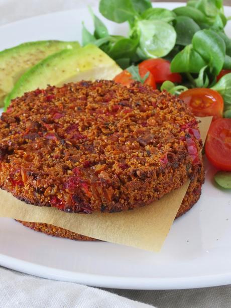 Hamburger di tofu e peperoni