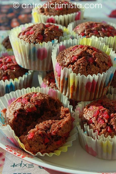 Brownies alla Nutella con Cristalli di Zucchero alla Fragola Brownies alla Nutella con Cristalli di Zucchero alla Fragola