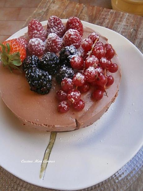 Cheesecake alla Nutella e Frutti di Bosco