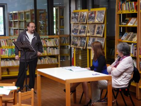 Isa Voi ospite della Biblioteca di Baranzate