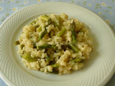 Risotto con asparagi selvatici