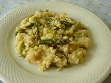 Risotto con asparagi selvatici