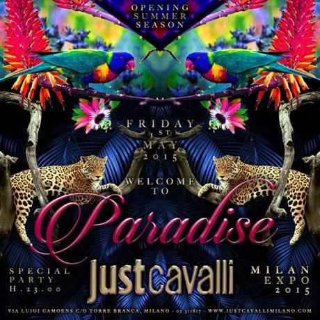 Milano, 01  maggio 2015 - Just Cavalli inaugura l`estivo Paradise.