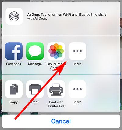 Come condividere foto su WhatsApp per iOS 8 dal Rullino Fotografico di iPhone