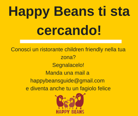 Happy Beans, il primo portale di ristoranti children friendly in Italia