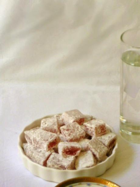 loukoumia alla fragola