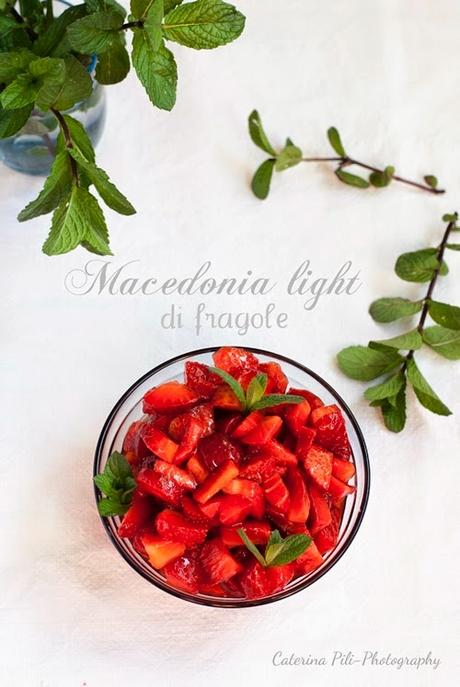 Macedonia light di fragole