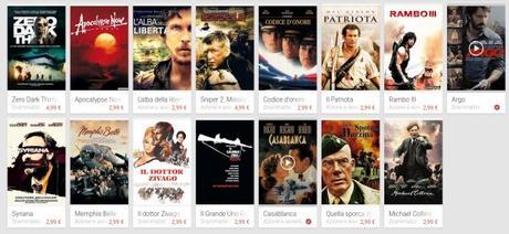 Promozione Google Play Film: le grandi guerre in offerta Film su Google Play film 3