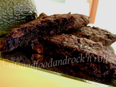 Double chocolate avocado cookies, gluten and dairy-free