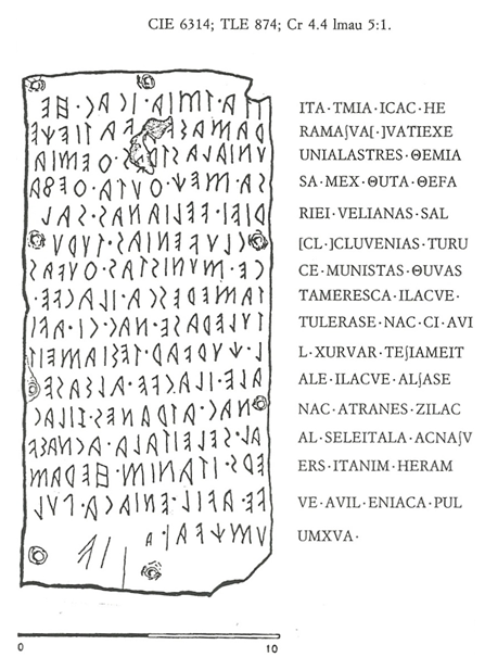 Lingua etrusca, e lingua punica. Le Lamine di Pyrgi, di Massimo Pittau