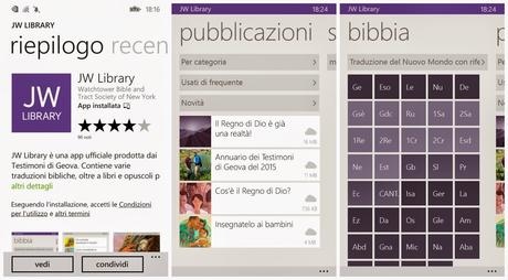 JW Library per Windows Phone si aggiorna alla versione 1.4.2.602