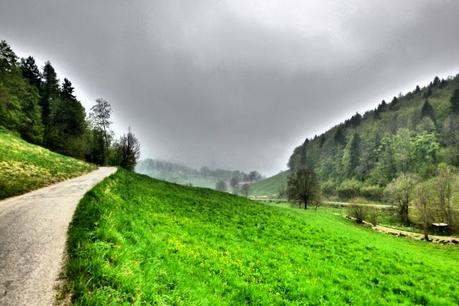 Road biking among the mist on Lessinia mountains (26/4, 2015)