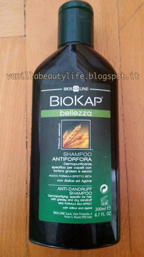Quick review – Biosline (Biokap) – Shampoo antiforfora effetto seta con salice e agave